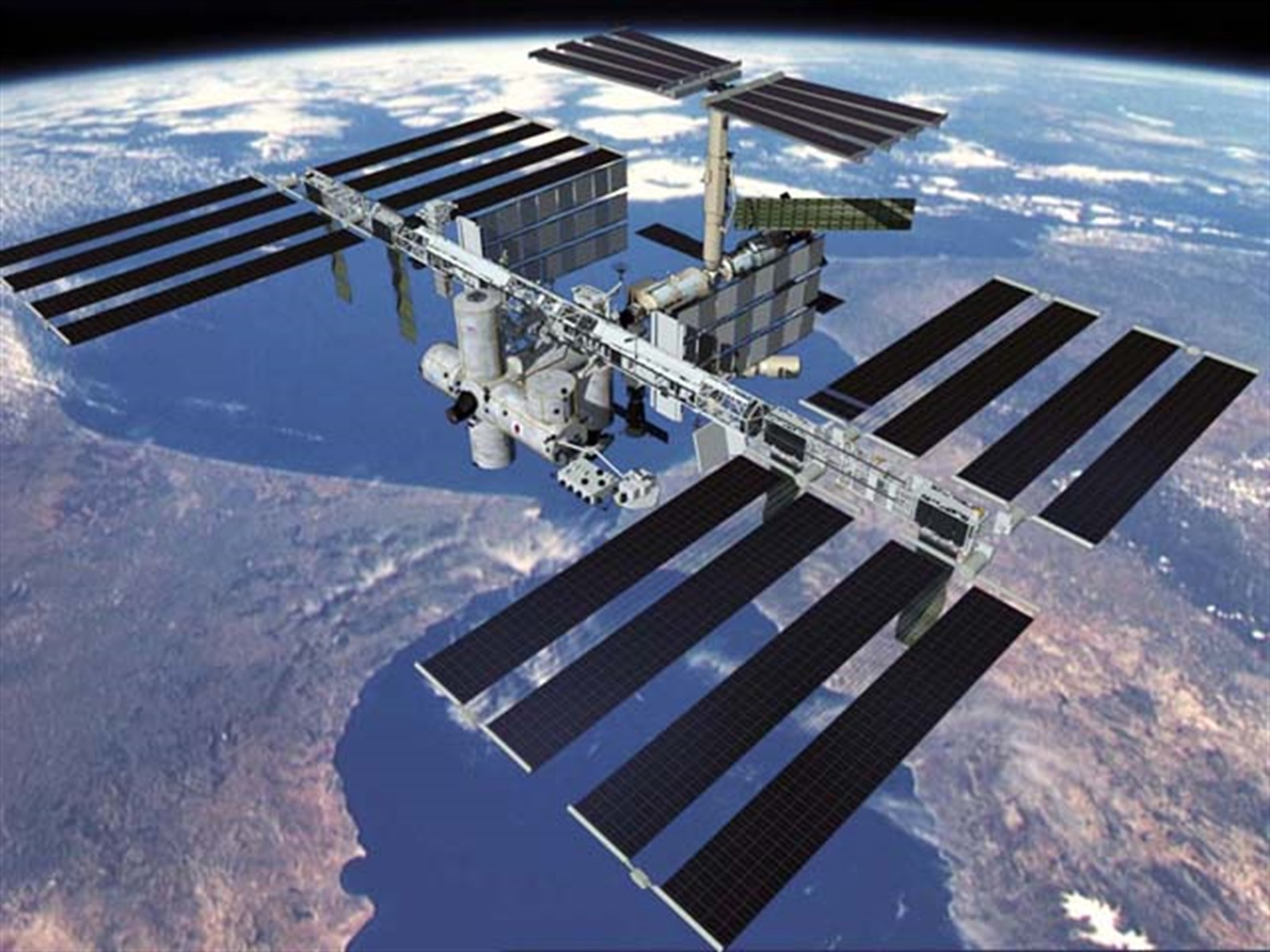 Image of the International Space Station credit NASA