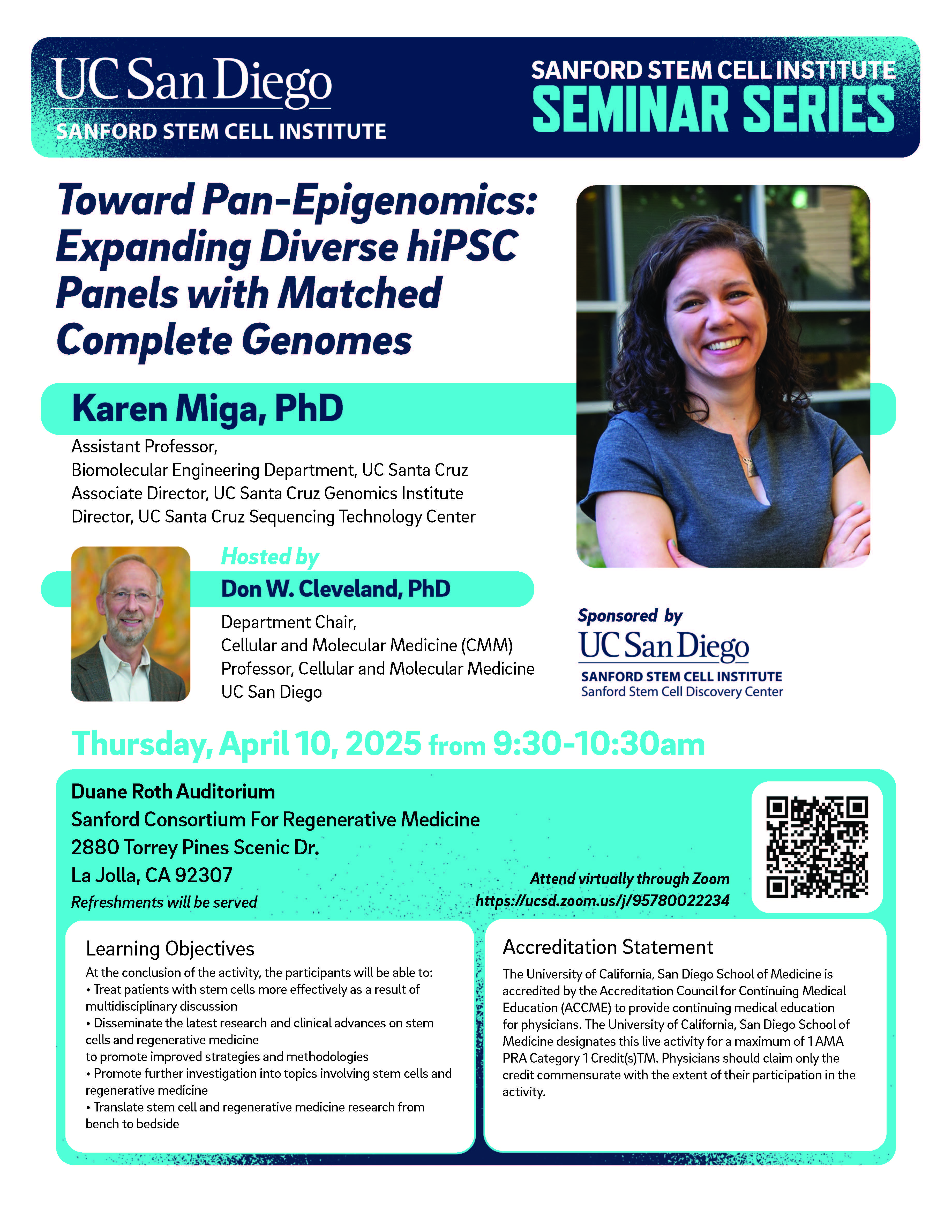 April 10 Seminar Series