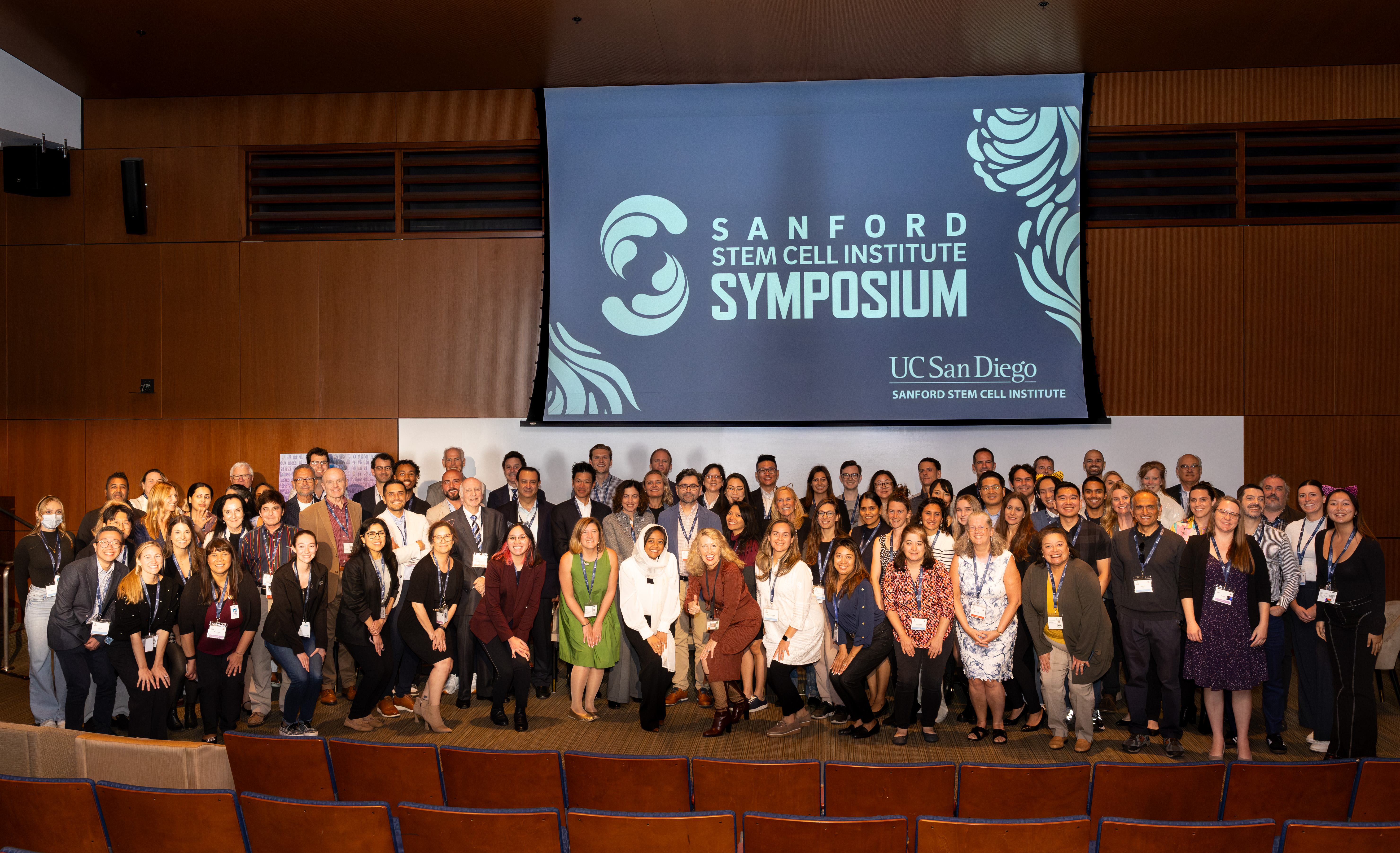 group image of sanford stem cell institute symposium attendees